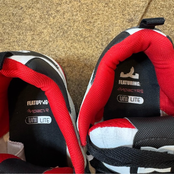 DC Men’s Skate Shoes Red White Black Size 13 - Picture 5 of 8
